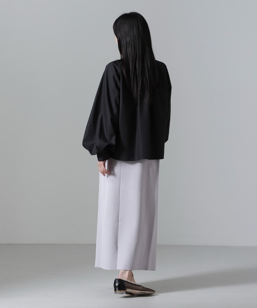 NANO universe（ナノユニバース）の「総針ニットスカート（スカート・レディース・ブラック/ライトブラウン/グレー系その他4・FREE）」の7枚目の写真