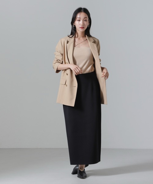 NANO universe（ナノユニバース）の「総針ニットスカート（スカート・レディース・ブラック/ライトブラウン/グレー系その他4・FREE）」の17枚目の写真