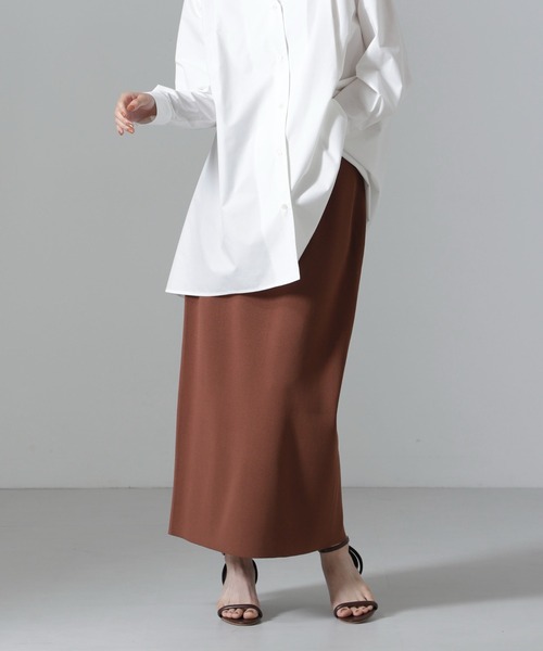 NANO universe（ナノユニバース）の「総針ニットスカート（スカート・レディース・ブラック/ライトブラウン/グレー系その他4・FREE）」の19枚目の写真