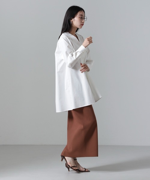 NANO universe（ナノユニバース）の「総針ニットスカート（スカート・レディース・ブラック/ライトブラウン/グレー系その他4・FREE）」の20枚目の写真