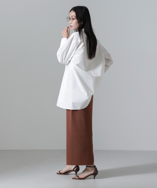 NANO universe（ナノユニバース）の「総針ニットスカート（スカート・レディース・ブラック/ライトブラウン/グレー系その他4・FREE）」の22枚目の写真