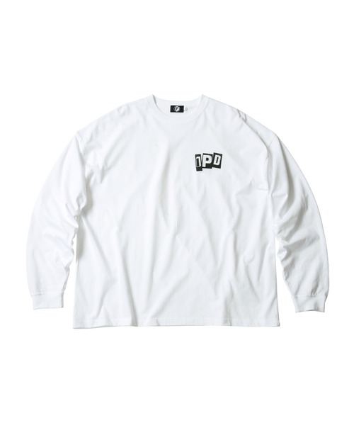 IPD(アイピーディー)の「【IPD】WEDGE LS / ウェッジロングスリーブ(Tシャツ/カットソー・メンズ・ホワイト/ブラック・X-LARGE/LARGE/MEDIUM)」の2枚目の写真