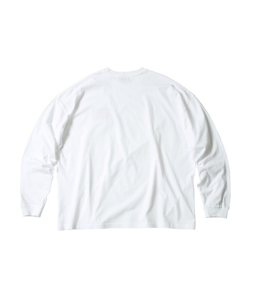 IPD(アイピーディー)の「【IPD】WEDGE LS / ウェッジロングスリーブ(Tシャツ/カットソー・メンズ・ホワイト/ブラック・X-LARGE/LARGE/MEDIUM)」の3枚目の写真