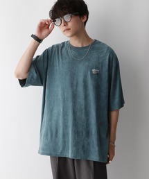 RAGEBLUE | ワンポイント刺繍/カットスウェードTシャツ(Tシャツ/カットソー)