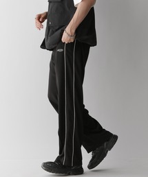 jumpit | 【jumpit】パイピングライン/ジャージワイドトラックパンツ【セットアップ可】(スウェットパンツ)