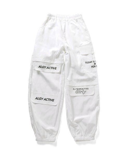algy（アルジー）の「【ACTIVE】サス付きカーゴパンツ（カーゴパンツ・キッズ・オフホワイト/ブラック・XX-SMALL/X-SMALL/MEDIUM/SMALL）」の15枚目の写真