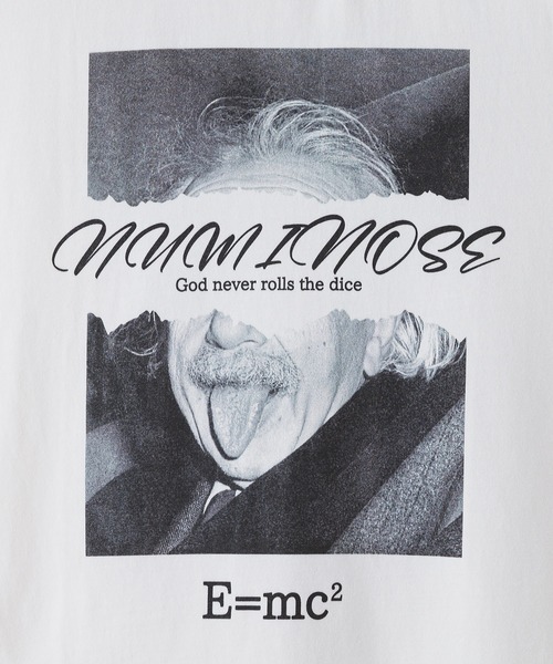 UNIIT(ユニット)の「Einstein +mosaic Tee(Tシャツ/カットソー・メンズ・ホワイト/ブラック/グレー・SMALL/MEDIUM/LARGE/X-LARGE)」の1枚目の写真