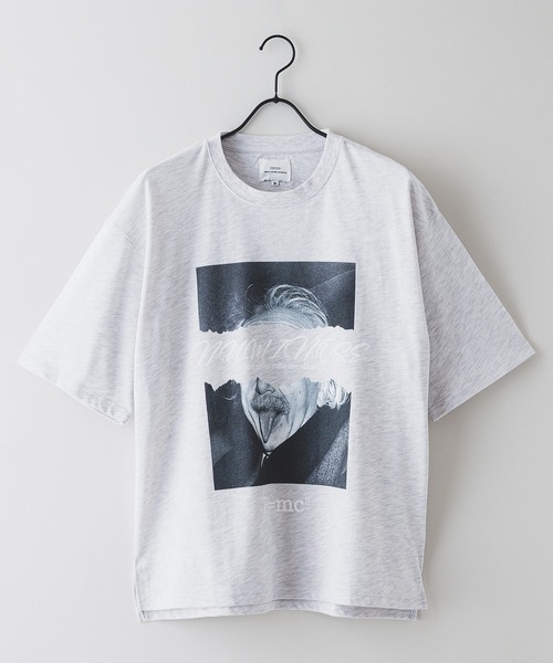 UNIIT(ユニット)の「Einstein +mosaic Tee(Tシャツ/カットソー・メンズ・ホワイト/ブラック/グレー・SMALL/MEDIUM/LARGE/X-LARGE)」の4枚目の写真