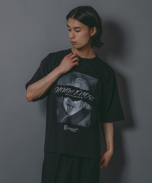 UNIIT(ユニット)の「Einstein +mosaic Tee(Tシャツ/カットソー・メンズ・ホワイト/ブラック/グレー・SMALL/MEDIUM/LARGE/X-LARGE)」の18枚目の写真