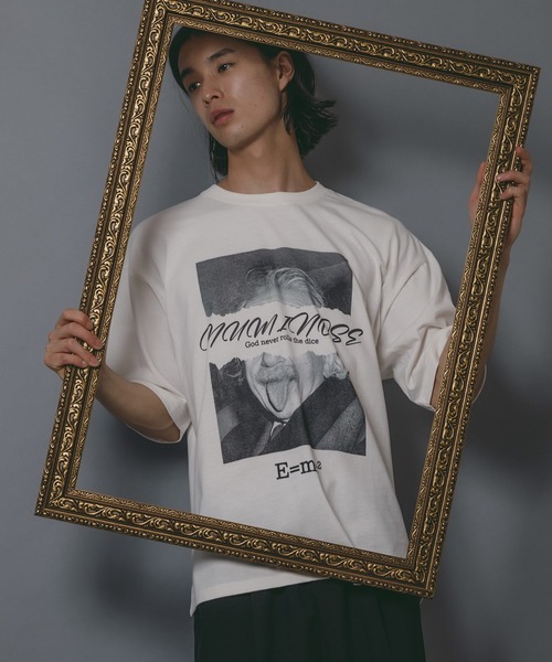 UNIIT(ユニット)の「Einstein +mosaic Tee(Tシャツ/カットソー・メンズ・ホワイト/ブラック/グレー・SMALL/MEDIUM/LARGE/X-LARGE)」の21枚目の写真