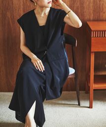 le.coeur blanc | 《一部店舗/WEB限定》バックシアージレセットアップドレス(ドレス)