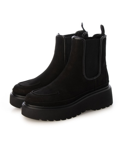 Mode et Jacomo（モードエジャコモ）の「厚底サイドゴアブーツ（ブーツ・レディース・クリーム/ブラック/ブラック系その他4・22.5cm/23cm/23.5cm/24cm/24.5cm）」の3枚目の写真
