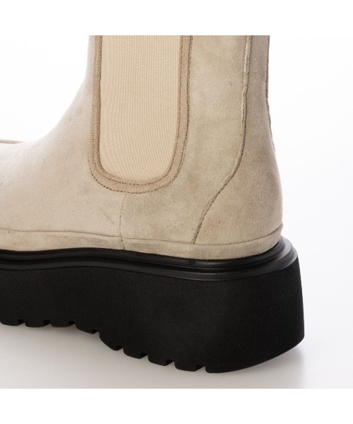 Mode et Jacomo（モードエジャコモ）の「厚底サイドゴアブーツ（ブーツ・レディース・クリーム/ブラック/ブラック系その他4・22.5cm/23cm/23.5cm/24cm/24.5cm）」の18枚目の写真