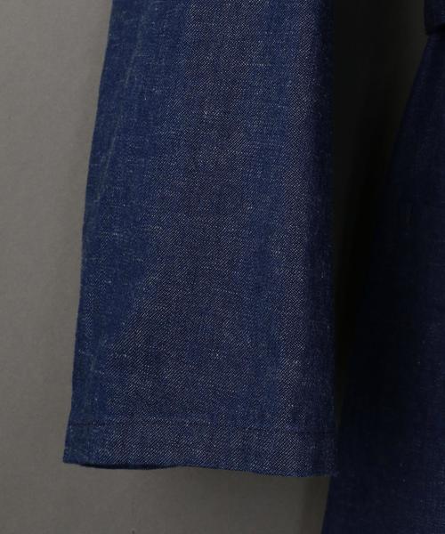 BEAUTY&YOUTH UNITED ARROWS（ビューティーアンドユースユナイテッドアローズ）の「＜6(ROKU)＞FRINGE COAT/ｶﾞｳﾝｺｰﾄ◆（その他アウター・レディース・ベージュ/ネイビー・36/38）」の5枚目の写真