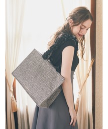 EC限定ツイードスクエアトートMバッグ