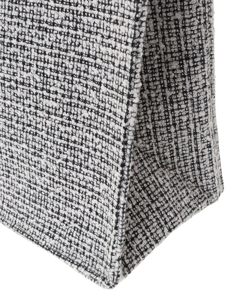 Maison de FLEUR（メゾンドフルール）の「EC限定ツイードスクエアトートMバッグ（トートバッグ・レディース・ブラック/ピンク・FREE）」の13枚目の写真