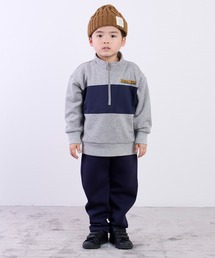 DILASH（ディラッシュ）の「配色ハーフジップトレーナー（スウェット・キッズ）」