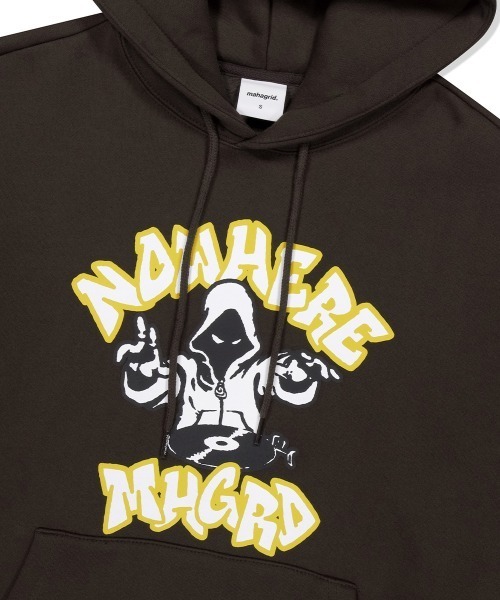 さらに100円引き◆MAHAGRID◆NOWHERE DJ HOODIE NOWHERE DJ HOODIE [NAVY] - MAHAGRID