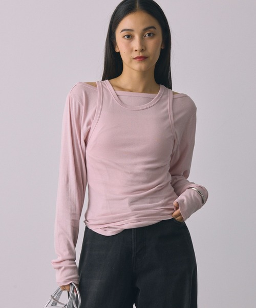 mille(ミレー)の「【Miller】<別注>PackTee(Tシャツ/カットソー・レディース・ブラック/ブラウン/ピンク・フリー)」の3枚目の写真