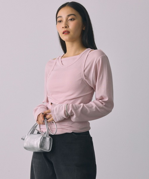 mille(ミレー)の「【Miller】<別注>PackTee(Tシャツ/カットソー・レディース・ブラック/ブラウン/ピンク・フリー)」の12枚目の写真