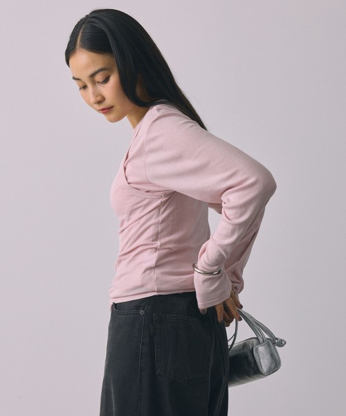 mille(ミレー)の「【Miller】<別注>PackTee(Tシャツ/カットソー・レディース・ブラック/ブラウン/ピンク・フリー)」の13枚目の写真