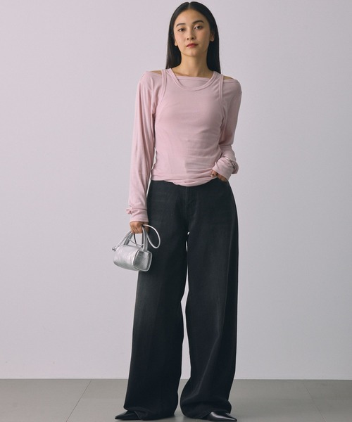 mille(ミレー)の「【Miller】<別注>PackTee(Tシャツ/カットソー・レディース・ブラック/ブラウン/ピンク・フリー)」の15枚目の写真
