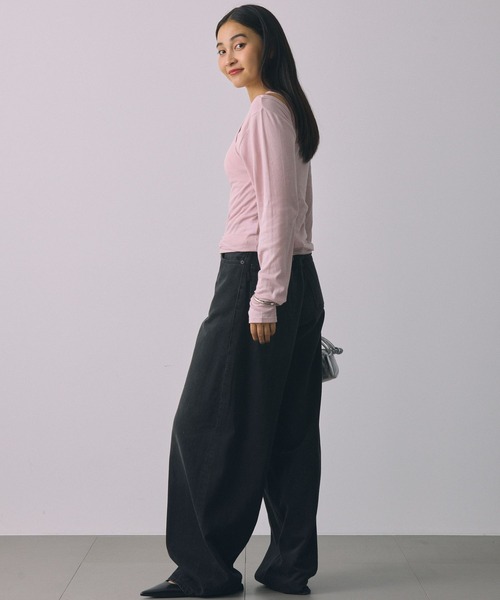 mille(ミレー)の「【Miller】<別注>PackTee(Tシャツ/カットソー・レディース・ブラック/ブラウン/ピンク・フリー)」の16枚目の写真