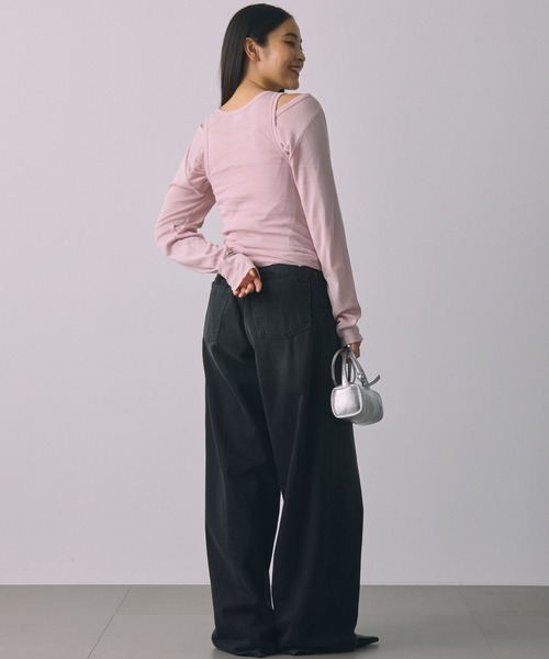 mille(ミレー)の「【Miller】<別注>PackTee(Tシャツ/カットソー・レディース・ブラック/ブラウン/ピンク・フリー)」の17枚目の写真