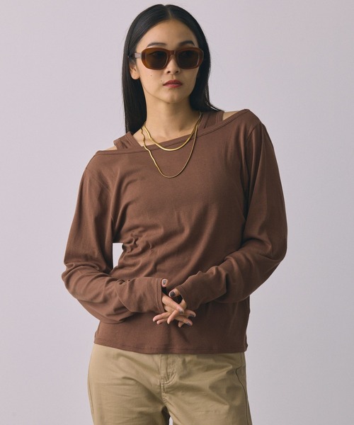 mille(ミレー)の「【Miller】<別注>PackTee(Tシャツ/カットソー・レディース・ブラック/ブラウン/ピンク・フリー)」の20枚目の写真