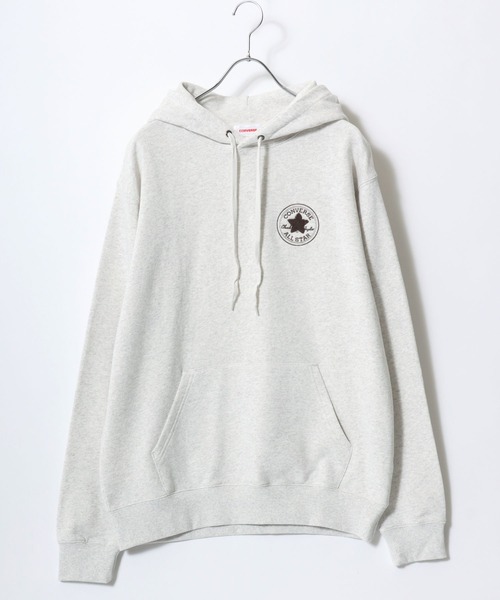 CONVERSE(コンバース)の「CONVERSE/コンバース 裏毛 スウェット ワンポイントサガラ刺繍 プルオーバーパーカー レディース メンズ トレーナー(パーカー・レディース・ブラック/グレー系その他/アッシュグレー/グレイッシュブルー/ベージュ/グリーン・M/L/LL)」の7枚目の写真