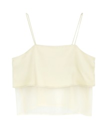 titivate | マットサテンオーガンジーキャミソール(キャミソール)