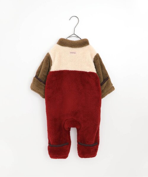 p.premier(ピードットプルミエ)の「カラーブロックファーフリースベビージャンプスーツ(その他ベビーウェア・キッズ・グレー/ブルー/ブラウン/ラベンダー・90/80/70)」の11枚目の写真