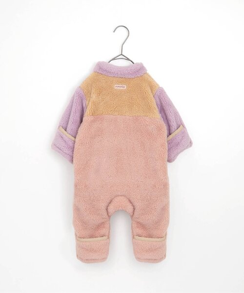 p.premier(ピードットプルミエ)の「カラーブロックファーフリースベビージャンプスーツ(その他ベビーウェア・キッズ・グレー/ブルー/ブラウン/ラベンダー・90/80/70)」の13枚目の写真
