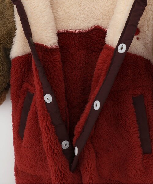 p.premier(ピードットプルミエ)の「カラーブロックファーフリースベビージャンプスーツ(その他ベビーウェア・キッズ・グレー/ブルー/ブラウン/ラベンダー・90/80/70)」の16枚目の写真