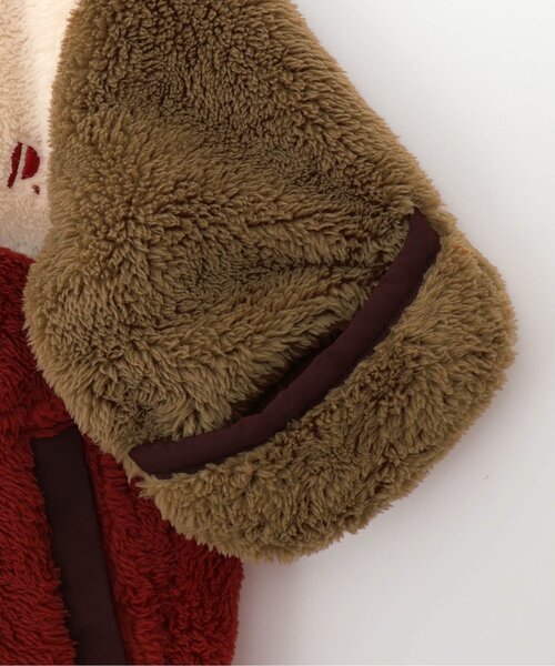 p.premier(ピードットプルミエ)の「カラーブロックファーフリースベビージャンプスーツ(その他ベビーウェア・キッズ・グレー/ブルー/ブラウン/ラベンダー・90/80/70)」の19枚目の写真