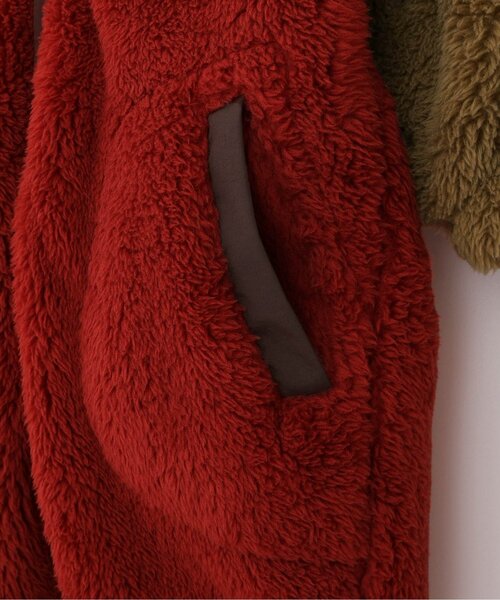 p.premier(ピードットプルミエ)の「カラーブロックファーフリースベビージャンプスーツ(その他ベビーウェア・キッズ・グレー/ブルー/ブラウン/ラベンダー・90/80/70)」の20枚目の写真