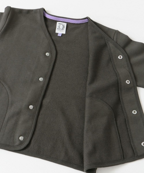 URBAN RESEARCH DOORS（アーバンリサーチドアーズ）の「裏毛Vネックカーディガン(KIDS)（Tシャツ/カットソー・キッズ・チャコールグレー/ホワイト系その他・105/120/135）」の17枚目の写真