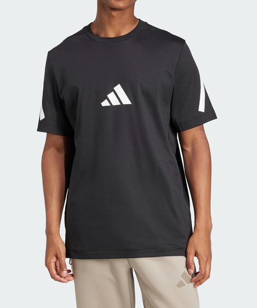 adidas（アディダス）の「adidas Z.N.E. Tシャツ / アディダス adidas（Tシャツ/カットソー・メンズ・グリーン/ブラウン/ブラック/ホワイト/イエロー/ブラック×ホワイト・SMALL/LARGE/X-LARGE/X-SMALL/3XL/XX-LARGE/MEDIUM）」の4枚目の写真