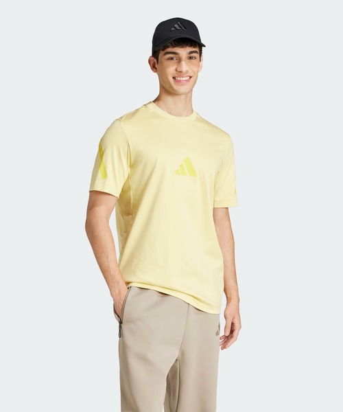 adidas（アディダス）の「adidas Z.N.E. Tシャツ / アディダス adidas（Tシャツ/カットソー・メンズ・グリーン/ブラウン/ブラック/ホワイト/イエロー/ブラック×ホワイト・SMALL/LARGE/X-LARGE/X-SMALL/3XL/XX-LARGE/MEDIUM）」の10枚目の写真