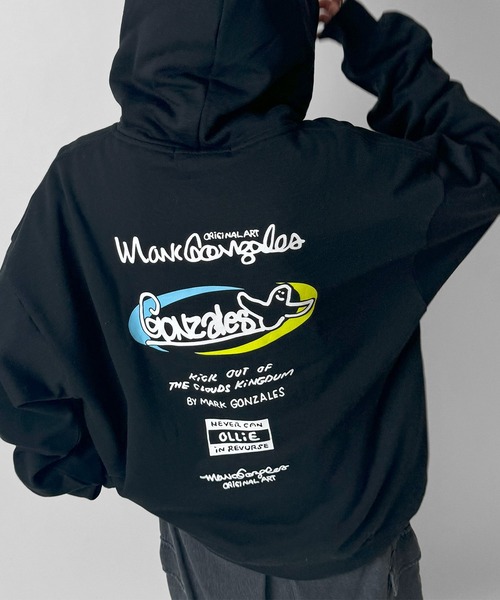 Mark Gonzales(マーク・ゴンザレス)の「【MARK GONZALES / マークゴンザレス】別注 ビッグシルエット イラストバックプリント プルオーバーパーカー フーディー カットソー ユニセックス(パーカー・メンズ・グリーン系その他3/グリーン系その他2/ブルー系その他/グリーン系その他/ミント/ベージュ/ベージュ系その他4/ホワイト系その他3/ホワイト系その他/ベージュ系その他/ホワイト/ブルー系その他2/サックスブルー/ブラック/ホワイト系その他4/ブラック系その他3/ベージュ系その他3/ホワイト系その他2/ブラック系その他/ホワイト系その他5/ホワイト系その他6/ブラック系その他5/ブラック系その他6/ライトグレー系5/ライトグレー系6/ホワイト系1/ホワイト系2/ブラック系1/ホワイト系その他7/ブラック系その他7/ブラック系2/ライトグレー系1/ライトグレー系2/ライトグレー系7/グレー系3/グレー系4/ホワイト系3/ブラック系4/ブラック系3/ホワイト系4/ブラック系その他4・XL/M/L)」の20枚目の写真