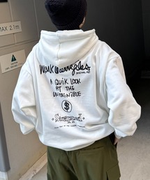 Mark Gonzales（マーク・ゴンザレス）の「【MARK GONZALES / マークゴンザレス】別注 ビッグシルエット イラストバックプリント プルオーバーパーカー フーディー カットソー ユニセックス（パーカー）」