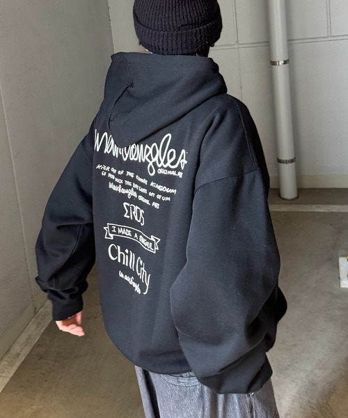 Mark Gonzales(マーク・ゴンザレス)の「【MARK GONZALES / マークゴンザレス】別注 ビッグシルエット イラストバックプリント プルオーバーパーカー フーディー カットソー ユニセックス(パーカー・メンズ・グリーン系その他3/グリーン系その他2/ブルー系その他/グリーン系その他/ミント/ベージュ/ベージュ系その他4/ホワイト系その他3/ホワイト系その他/ベージュ系その他/ホワイト/ブルー系その他2/サックスブルー/ブラック/ホワイト系その他4/ブラック系その他3/ベージュ系その他3/ホワイト系その他2/ブラック系その他/ホワイト系その他5/ホワイト系その他6/ブラック系その他5/ブラック系その他6/ライトグレー系5/ライトグレー系6/ホワイト系1/ホワイト系2/ブラック系1/ホワイト系その他7/ブラック系その他7/ブラック系2/ライトグレー系1/ライトグレー系2/ライトグレー系7/グレー系3/グレー系4/ホワイト系3/ブラック系4/ブラック系3/ホワイト系4/ブラック系その他4・XL/M/L)」の15枚目の写真