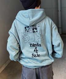 Mark Gonzales（マーク・ゴンザレス）の「【MARK GONZALES / マークゴンザレス】別注 ビッグシルエット イラストバックプリント プルオーバーパーカー フーディー カットソー ユニセックス（パーカー）」