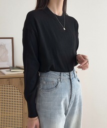 KOBE LETTUCE | [ M/L/XL 選べるネック ] メルティベーシックニットトップス(ニット/セーター)