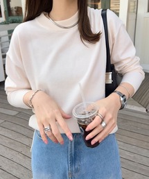 KOBE LETTUCE | [ M/L/XL 選べるネック ] メルティベーシックニットトップス(ニット/セーター)