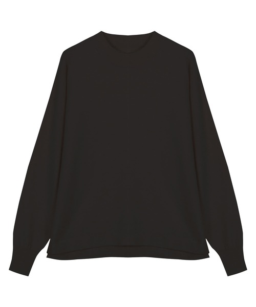 M/L/XL 選べるネック ] メルティベーシックニットトップス（ニット