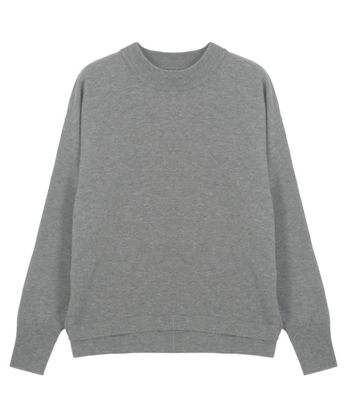 M/L/XL 選べるネック ] メルティベーシックニットトップス（ニット