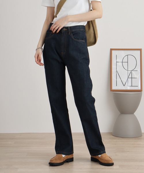 【セール】スリムストレートデニムパンツ（デニムパンツ）｜atONE（アットワン）