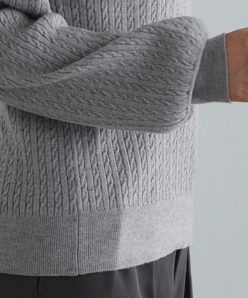 【U.S.POLO ASSN.】ケーブルポロニット（ニット/セーター）｜Pierrot（ピエロ）