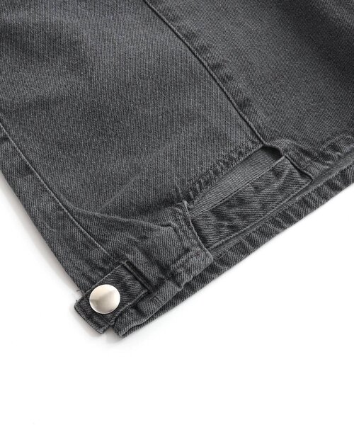 algy(アルジー)の「スソデザインデニムショーパン(デニムパンツ・キッズ・サックスブルー/ブラック/グレー・SMALL/MEDIUM/X-SMALL/XX-SMALL)」の7枚目の写真